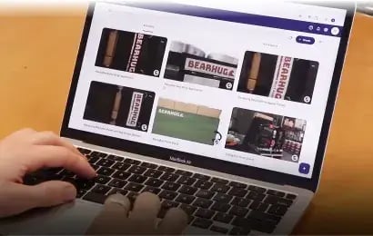 Knowby Action feature: Accessing digital work instructions on a laptop at the point of work to provide real-time visual feedback and form responses.