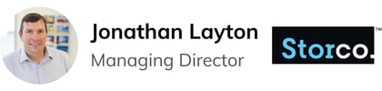Jonathan Layton, Managing Director, Storco