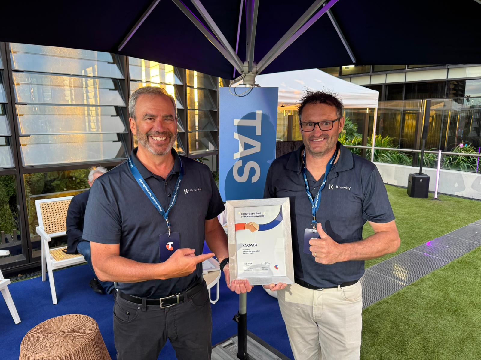 Knowby competes in the Final Event of The Telstra Best of Business Awards